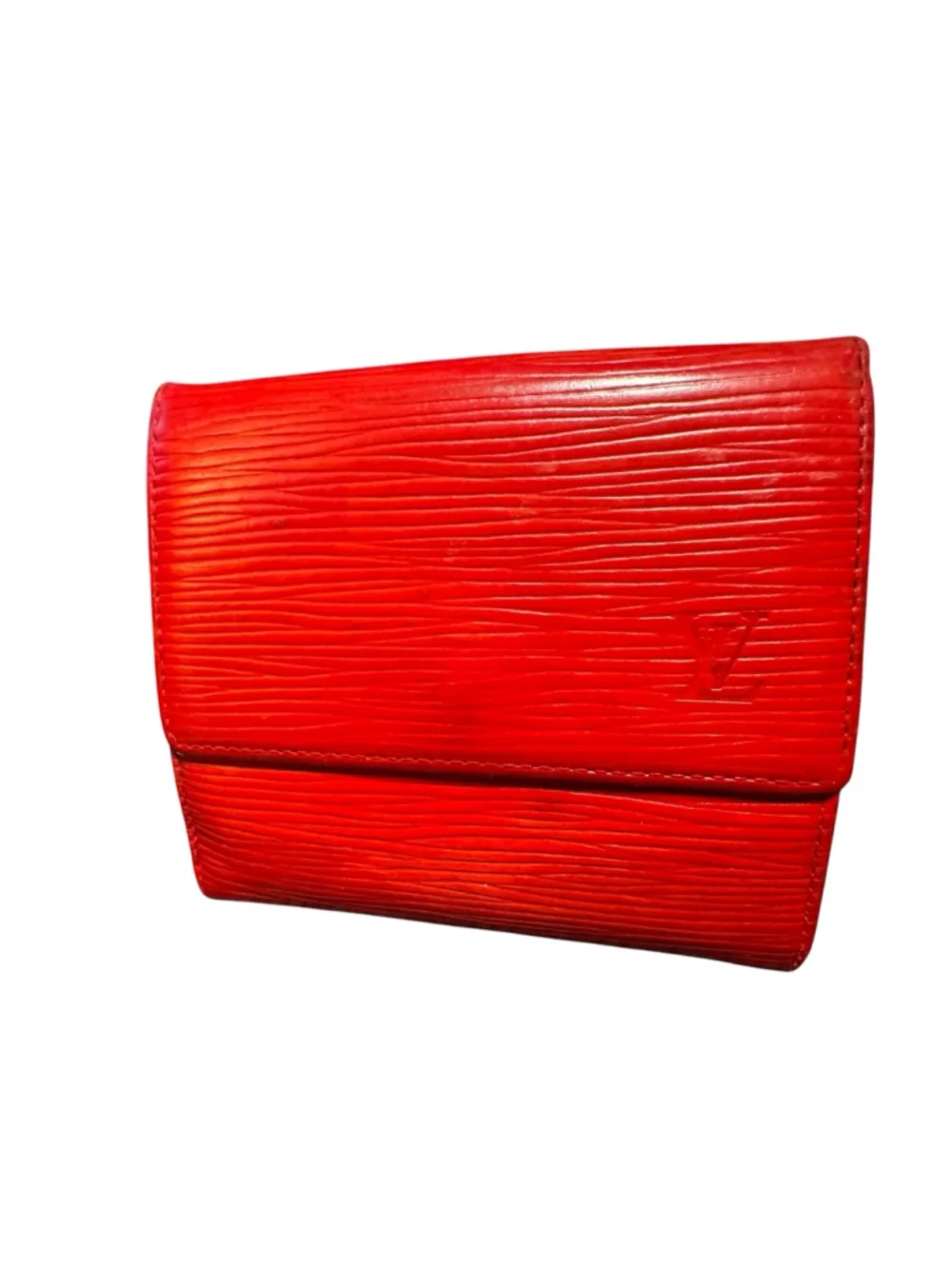 Vintage Louis Vuitton Red Epi Leather Wallet
